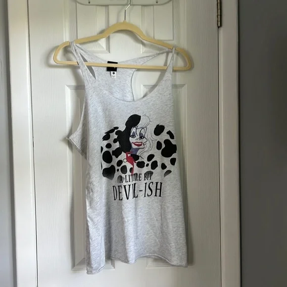 Disney Tank Top, cruella deville themed - Picture 1 of 3